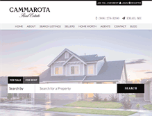 Tablet Screenshot of cammarotarealestate.com